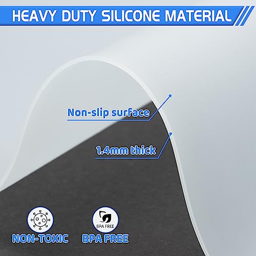Silicone Mat 36"x 23.6" Table Protector Craft Mat for Painting