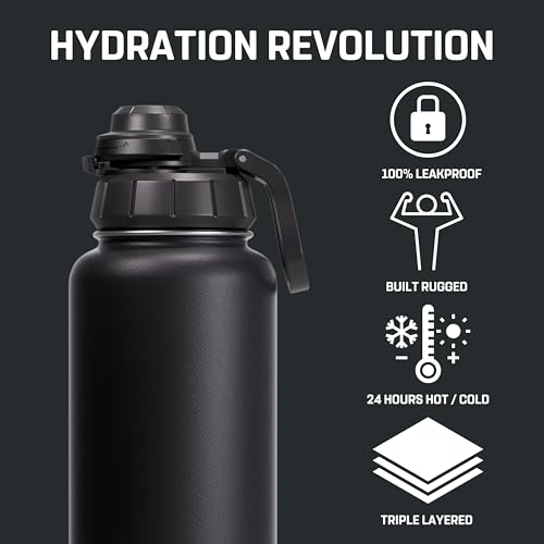 Vessence 32 Oz Stainless Steel Tea Infuser Bottle for Loose Leaf Tea
