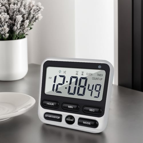 Digital Dual Kitchen Timer with Strong Magnet