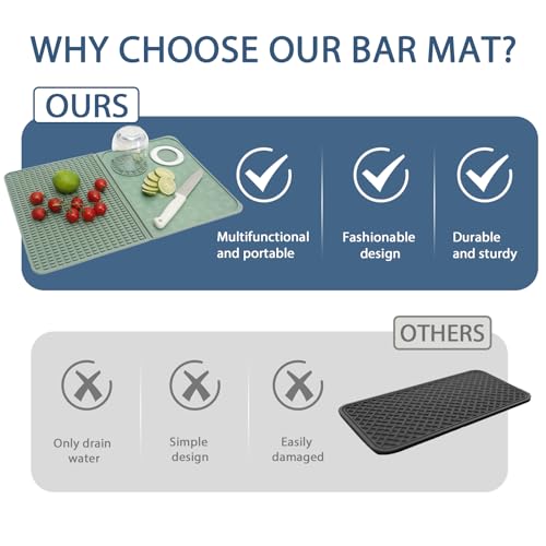 Foldable Bar Mat 18x12 inch
