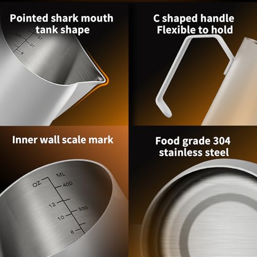 Milk Frothing Pitcher 400ml
