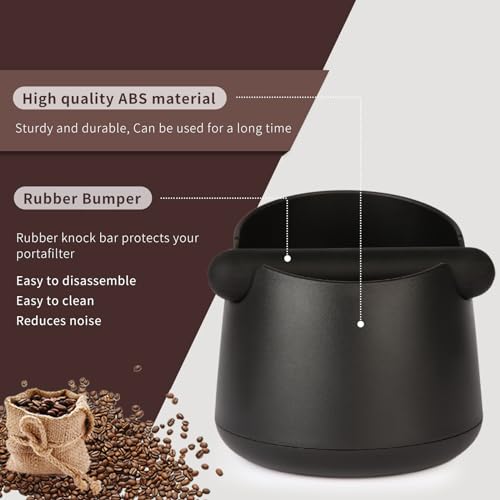 Knock Box Large Capacity Design Espresso Knock Box Shock