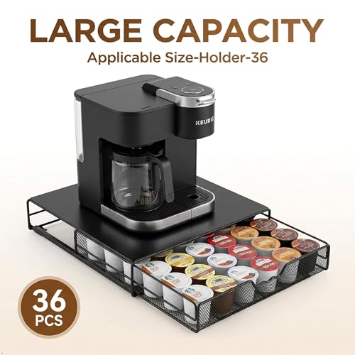 K Cup Holder Drawer for 36 Coffee Pods Storage