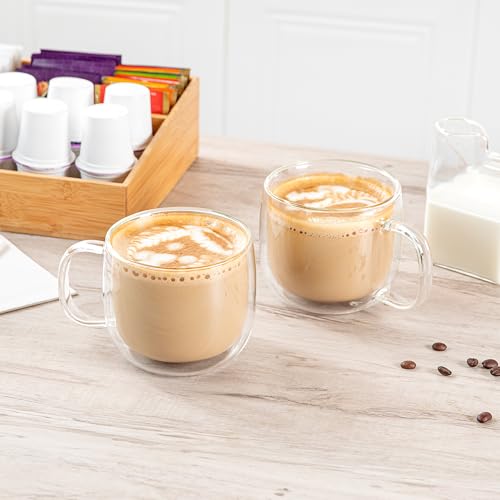 Forma Professional 16.9 Ounce Double Wall Coffee Mugs (2 Count)