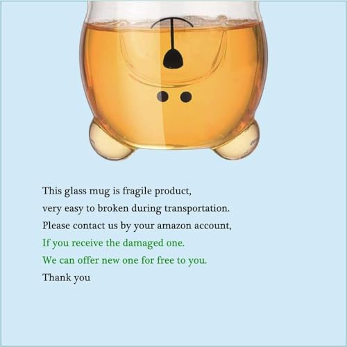 Duck Mug Cute Mugs Glass Double Wall Insulated Glass Espresso Cup