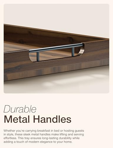 20"x14" Wooden Large Serving Tray