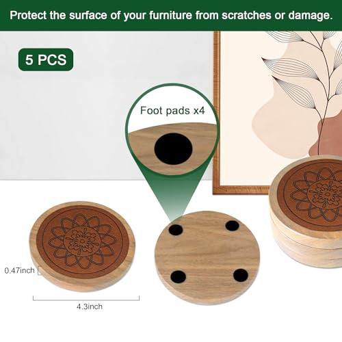 Wood Coasters for Drinks