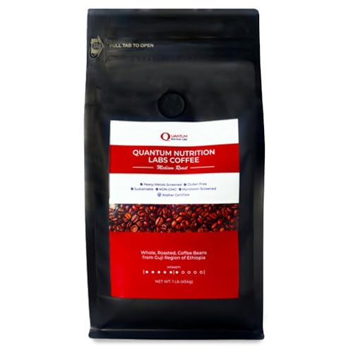 Quantum Organic Whole Roasted Coffee Beans (16 Ounce)