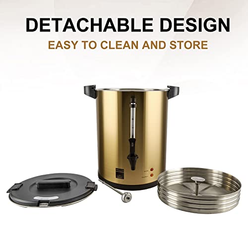 100 Cup Coffee Urn Stainless Steel Large Electric Coffee Maker (100 Count)