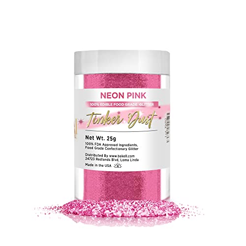 Neon Pink Edible Glitter