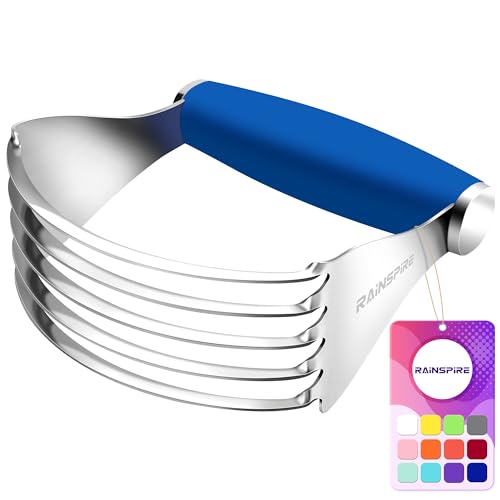 Large Pastry Cutter For Baking Durable Pastry Blender Dough Cutter Blue