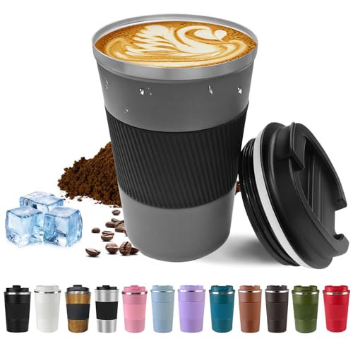 Vacuum Insulated Stainless Steel Travel Coffee Mug