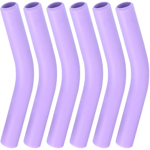 6pcs Food Grade Silicone Straw Tips (6 Count)