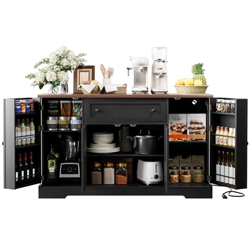 55.1" Buffet Cabinet with Storage