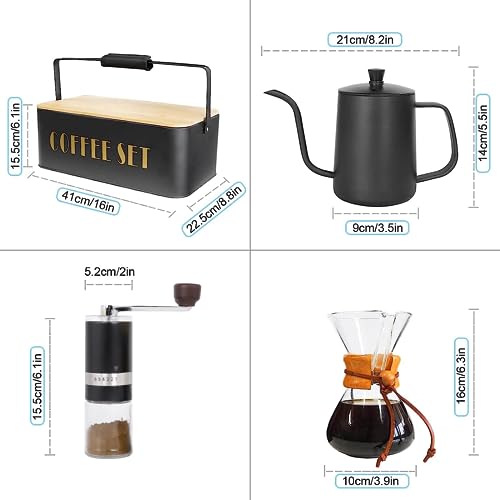 Pour Over Coffee Maker Set Portable Pour Over Set