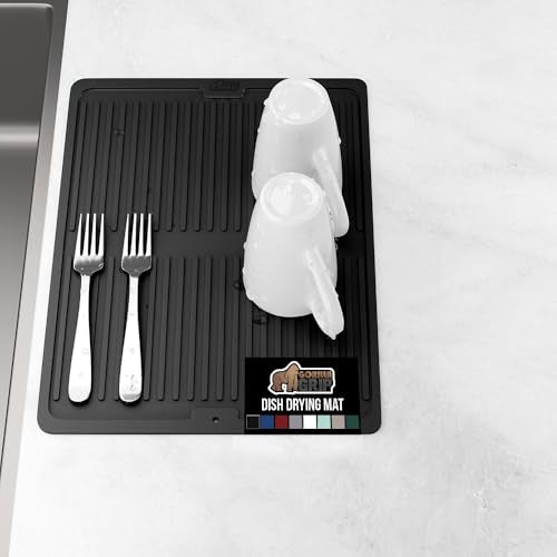 Patented BPA Free Silicone Dish Drying Mat