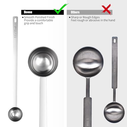 Metal 8.5in Long Handle Coffee Scoop for Ground Coffee
