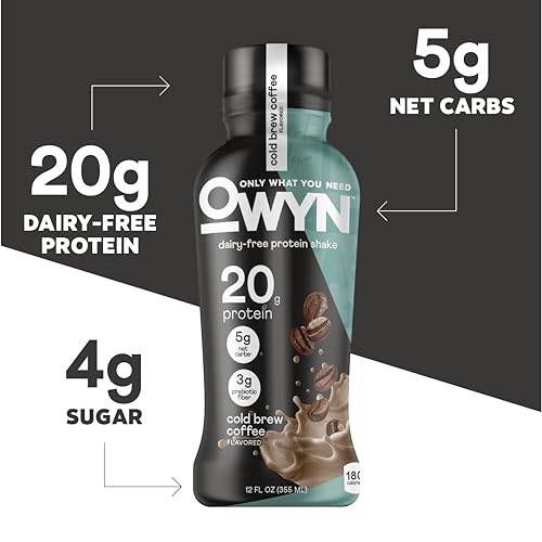 Cold Brew Coffee Flavored 20g Protein Shake (144 Fl Oz)