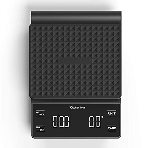 KitchenTour Coffee Scale with Timer 3kg