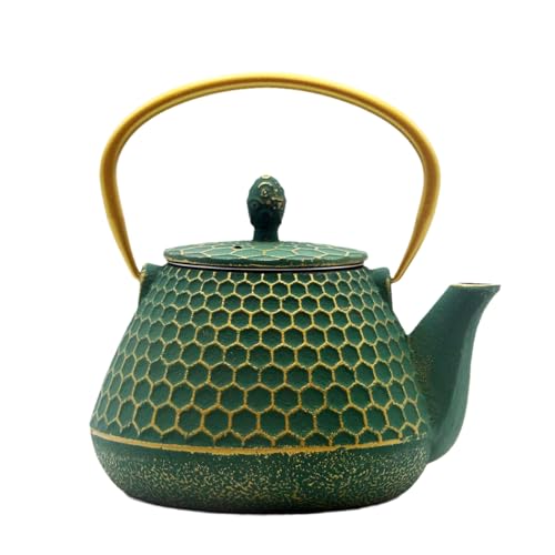 34oz Cast Iron Tea Kettle for Stovetop