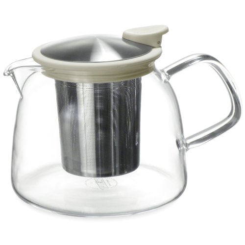 Bell Glass Teapot with Basket Infuser