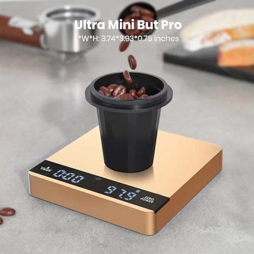 S1 Metal Mini Espresso Coffee Scale with Timer