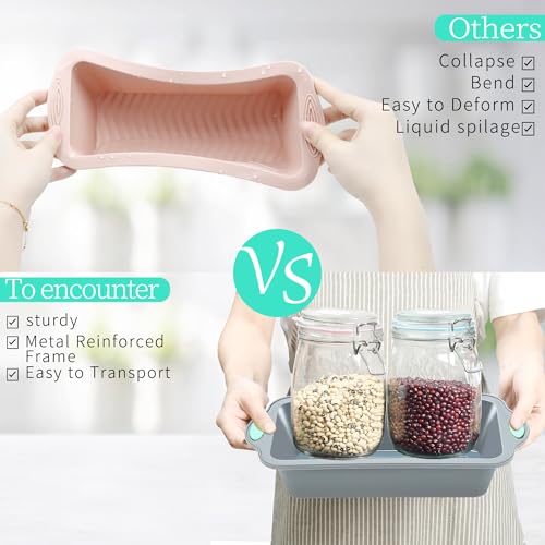 9 Inch Silicone Bread and Loaf Pan (2 Count)