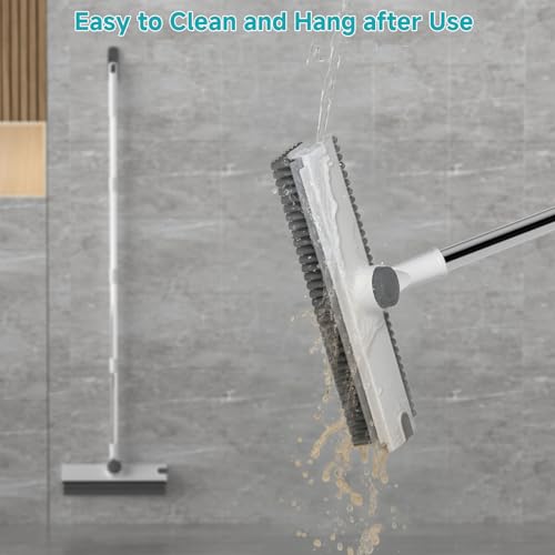 Floor Scrub Brush with Long Handle Length Adjustable