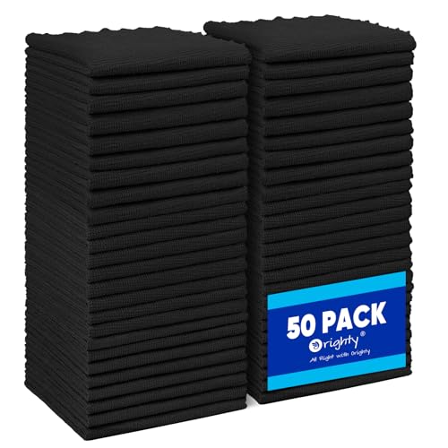 Microfiber Cleaning Cloth Bulk (50 Count)