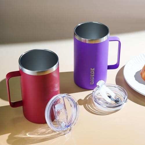 25oz Insulated Coffee Mug with Handle