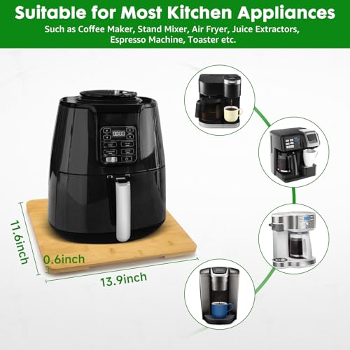 Appliance Slider 360° Rolling Tray for Countertop Coffee Maker Mat