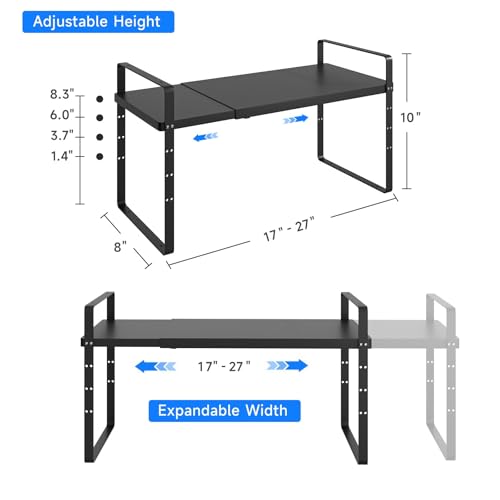Expandable Cabinet Shelf Organizer (2 Count)