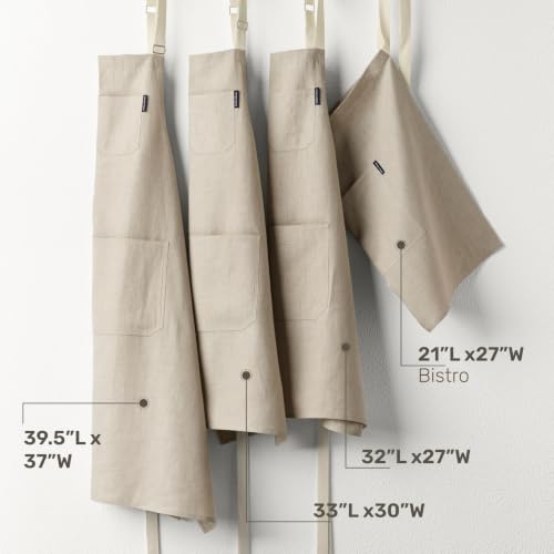 100% Pure Linen Apron