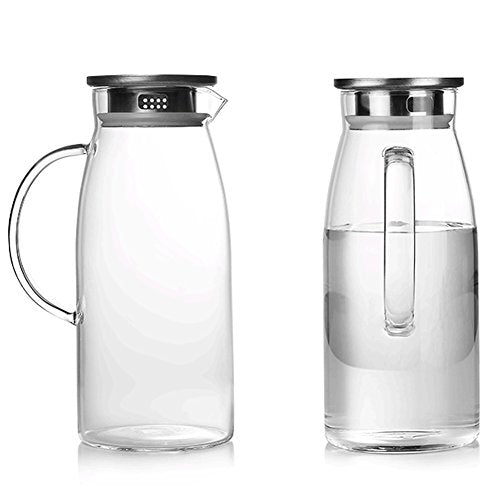 60 Ounces Glass Pitcher with Lid