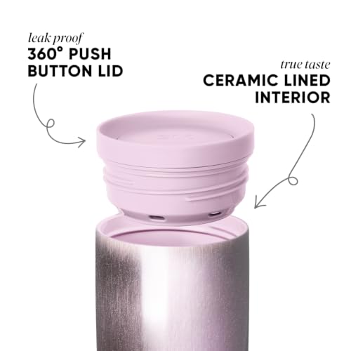 Insulated Travel Coffee Mug 360° Lid