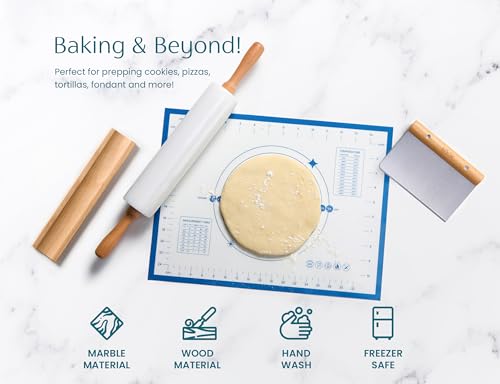 Marble Rolling Pin Set