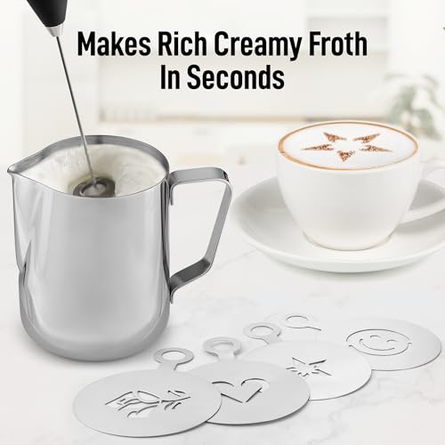 Zulay Premium Gift Milk Frother Set