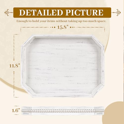 Octagonal Wood Serving Tray