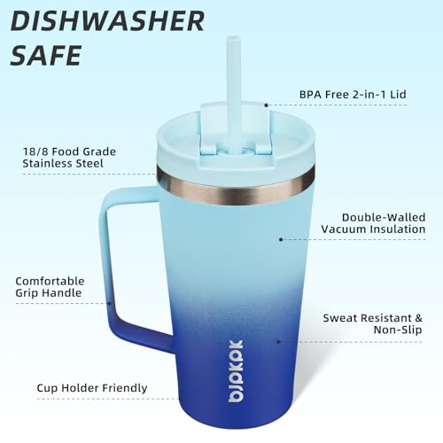 18oz Insulated Tumbler with Handle