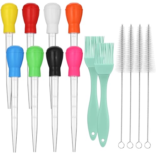14 Pcs Large Turkey Baster Set for Cooking (14 Count)