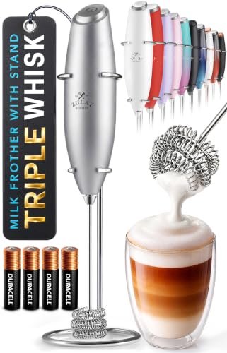 Powerful Milk Frother Wand With Duracell Batteries