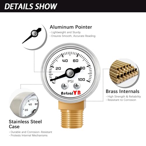 1 Inch Mini Pressure Gauge