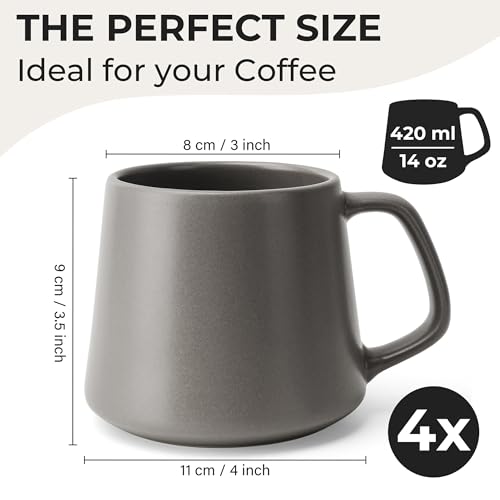 Coffee Mugs Set of 4