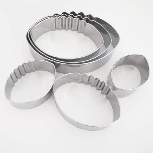 6 Pieces Football Cookie Cutter 4.45" (6 Count)