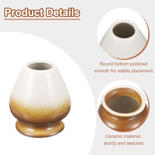 Ceramic Chasen Stand 70mm Matcha Whisk Holder Teas Set Whisks Stand Traditional Matcha Tea Chasen Holder Tea Set Accessories for Tea Tasting