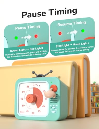 Visual Timer for Kids with Pause