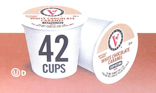 Victor Allen Indulgent White Chocolate Caramel Cappuccino Single Serve Cups (42 Count)