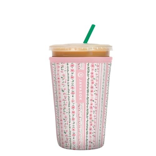 JavaSok Iced Coffee & Cold Soda Insulated Neoprene Cup Sleeve