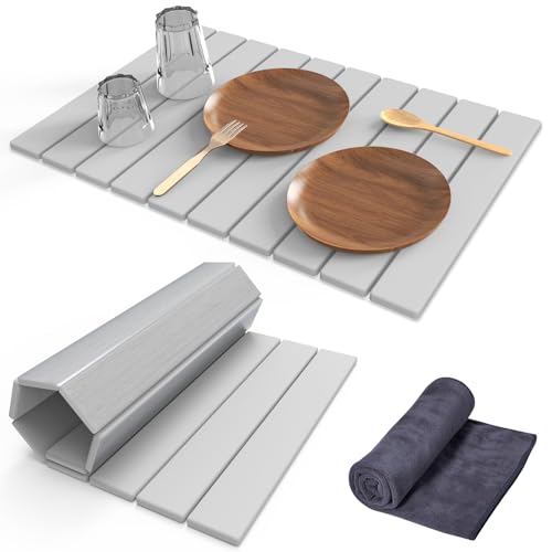 Stone Dish Drying Mat for Kitchen Counter