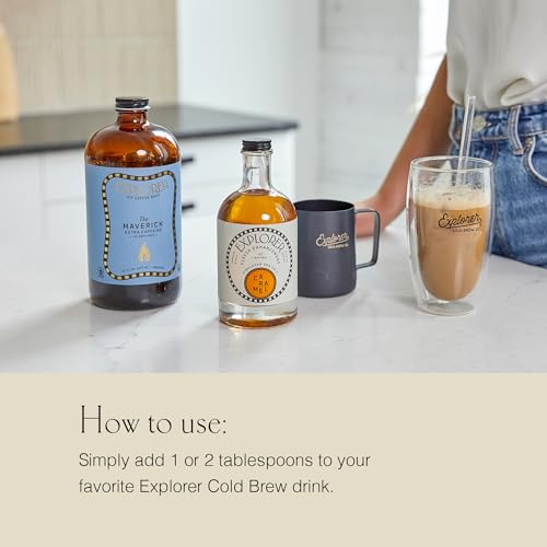 Explorer Caramel Coffee Syrup Flavor (12.7 Fl Oz)